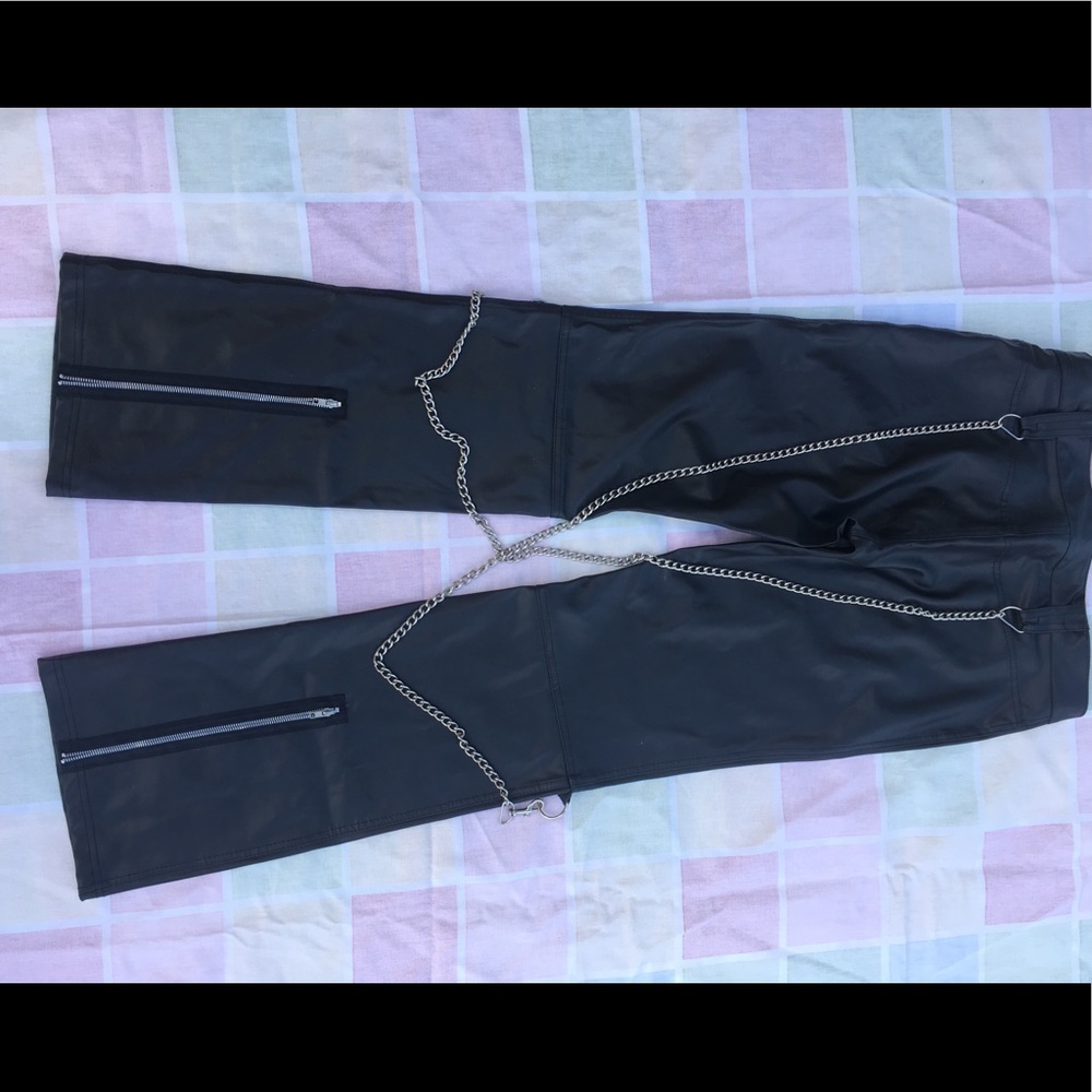 Pleather black Hot Topic pants. Make me an offer